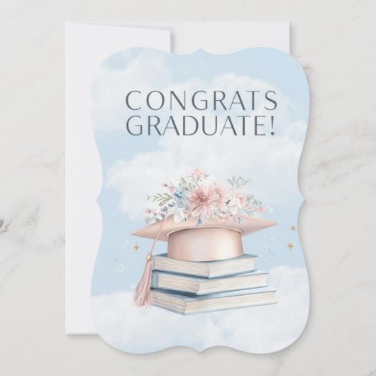 ミニマルフローラ卒業カード (正面)