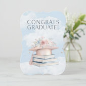 ミニマルフローラ卒業カード (スタンド正面)