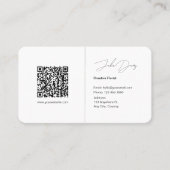 ミニマルフローラ名刺 名刺 (正面)