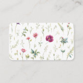 ミニマルフローラ名刺 名刺 (裏面)