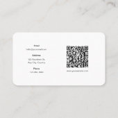 ミニマルフローラ名刺 名刺 (裏面)