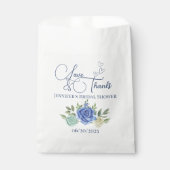 ミニマルフローラ愛と感謝していブライダル フェイバーバッグ (正面)