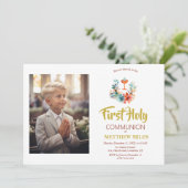 ミニマルフローラ最初のカトリック教会 招待状 (スタンド正面)