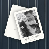 ミニマルフローラ植物乳ホワイトフォト結婚ズ セーブザデート