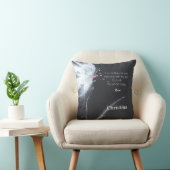 ミニマルフローラ白黒名装飾用クッション クッション (椅子)