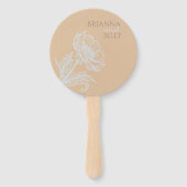 ミニマルフローラ結婚のファン ハンドファン (裏面)