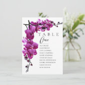 ミニマルフローラ表番号座席表 招待状 (スタンド正面)