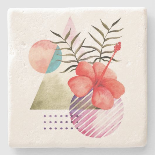 ミニマルフローラ ストーンコースター (正面)