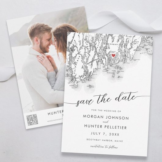 ミニマルブッモダンベイハーバーメインの地図 セーブザデート