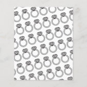 ミニマルブライダルシャワービンゴゲーム チラシ (裏面)