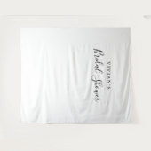 ミニマルブライダルシャワーフォトプロップ背景 タペストリー (正面(横))