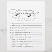 ミニマルブライダルシャワー新郎は何と言った (正面)