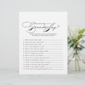 ミニマルブライダルシャワー新郎は何と言った (スタンド正面)