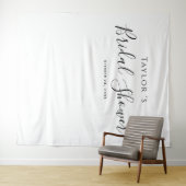 ミニマルブライダルシャワー背景 タペストリー (インサイチュ(横))