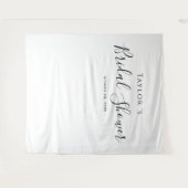 ミニマルブライダルシャワー背景 タペストリー (正面(横))