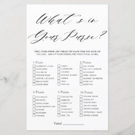 ミニマルブライダルシャワー財布ゲームの内容