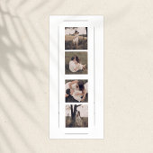 ミニマルブライダルブーケスケッチブックマークホルダー 招待状