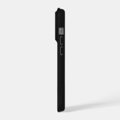 ミニマルブラックアート引用スマホケース iPhoneケース (左側面)