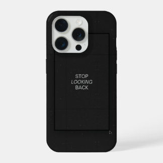 ミニマルブラックアート引用スマホケース iPhone 15 PROケース