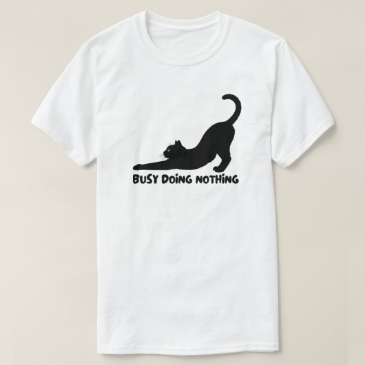 ミニマルブラックキャットアイズデザイン Tシャツ (デザイン正面)