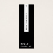 ミニマルブラックモダンビジつるネスラベル (正面)