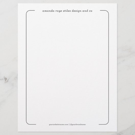 ミニマルブランディングインテリアデザインスタジオ チラシ (正面)