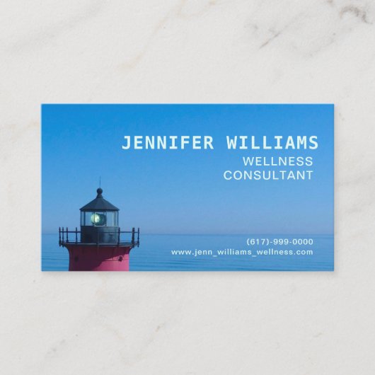ミニマルブルーノゼットライトハウスコースタル 名刺 (正面)