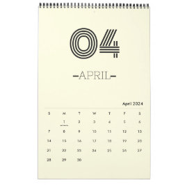 ミニマルプランナーカレンダー カレンダー