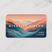 ミニマルプロフェッショナルクリエイティブデザイナーブライト 名刺 (正面)