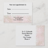 ミニマルプロフェッショナルスペシャリストアポイントメント 予約カード (正面/裏面)