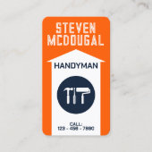 ミニマルプロフェッショナルツールのロゴ名刺 名刺 (正面)