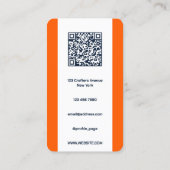 ミニマルプロフェッショナルツールのロゴ名刺 名刺 (裏面)