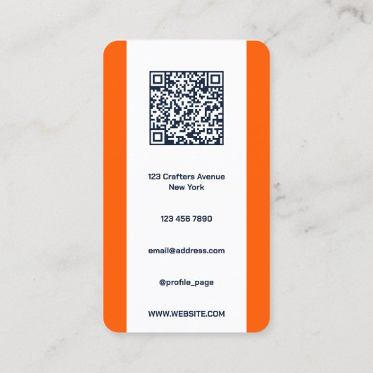 ミニマルプロフェッショナルツールのロゴ名刺 名刺 (裏面)