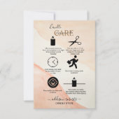 ミニマルプロフェッショナルテラコタ気にロ感謝していック サンキューカード (正面)