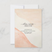 ミニマルプロフェッショナルテラコタ気にロ感謝していック サンキューカード (裏面)