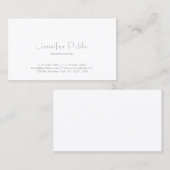 ミニマルプロフェッショナルトレンディーモダンテンプレート 名刺 (正面/裏面)