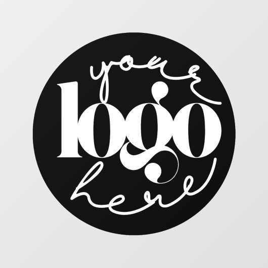 ミニマルプロフェッショナルビジネスカスタムロゴ ウィンドウサイン (シート)