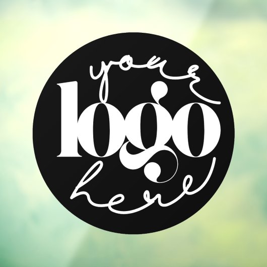 ミニマルプロフェッショナルビジネスカスタムロゴ ウィンドウサイン (シート3)