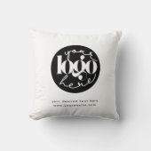 ミニマルプロフェッショナルビジネスカスタムロゴ クッション (正面)