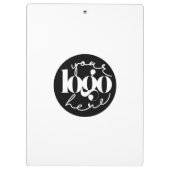 ミニマルプロフェッショナルビジネスカスタムロゴ クリップボード (裏面)