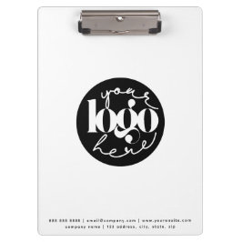 ミニマルプロフェッショナルビジネスカスタムロゴ クリップボード