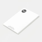 ミニマルプロフェッショナルビジネスカスタムロゴ ポストイット (アングル)