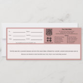 ミニマルプロフェッショナルピンクブラックギフト券 (裏面)