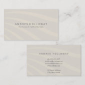 ミニマルプロフェッショナルフリーフロー 名刺 (正面/裏面)