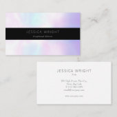 ミニマルプロフェッショナルブラシ鋼 名刺 (正面/裏面)