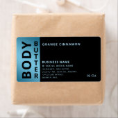 ミニマルプロフェッショナルブラックブルー体バターラボ ラベル (インサイチュ)