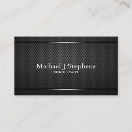 ミニマルプロフェッショナルブラックメタルテクスチャ 名刺