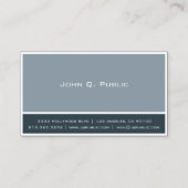 ミニマルプロフェッショナルブルーグレー 名刺 (正面)