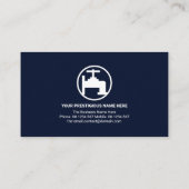 ミニマルプロフェッショナルブルーライン配管 名刺 (裏面)