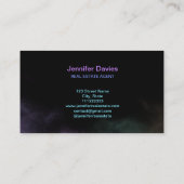 ミニマルプロフェッショナルホログラフィ実在ック不動産剤 名刺 (裏面)